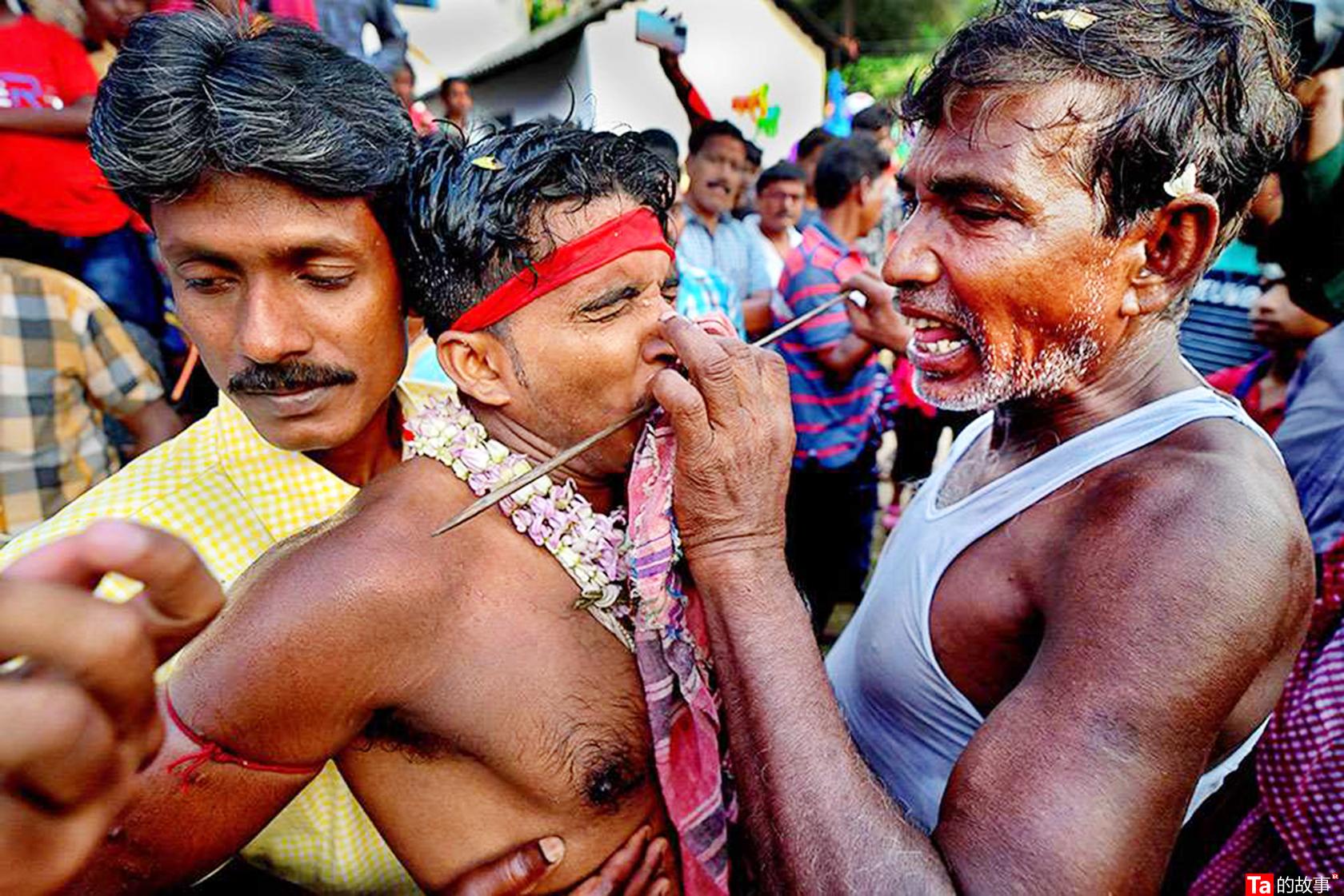 西孟加拉邦Gajan节庆祝活动的故事