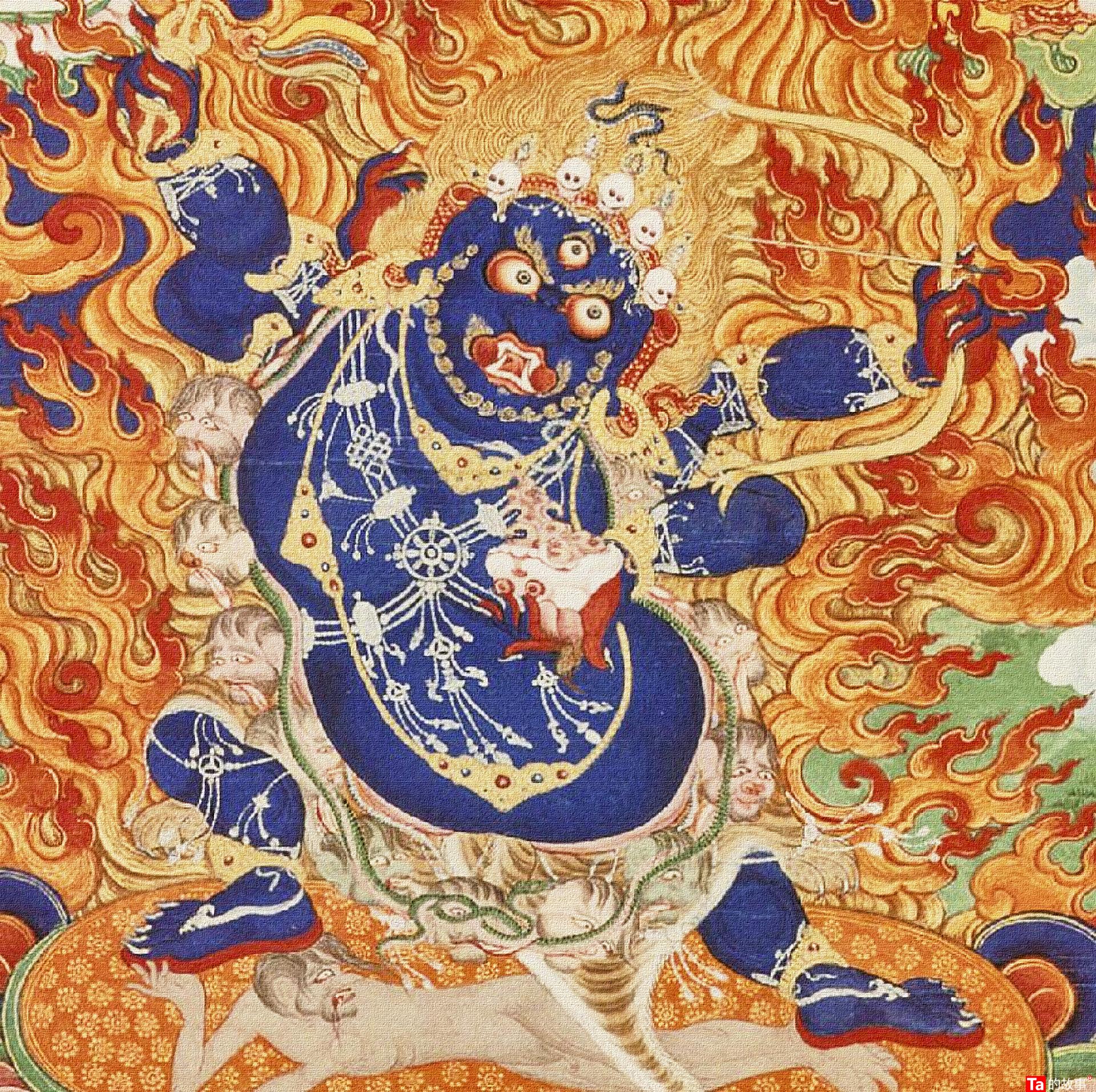 藏传大乘佛教，观曼荼罗经中的八大菩萨法相